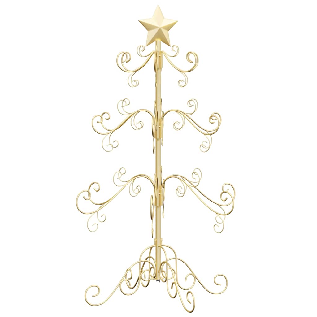 Metalen kerstboom Goud 90 cm Poedercoating staal