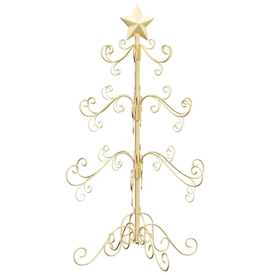 Metalen kerstboom Goud 90 cm Poedercoating staal