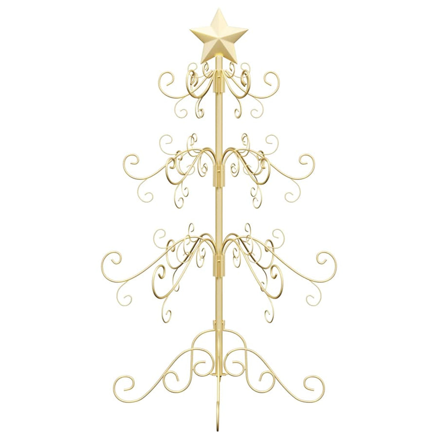 Metalen kerstboom Goud 90 cm Poedercoating staal