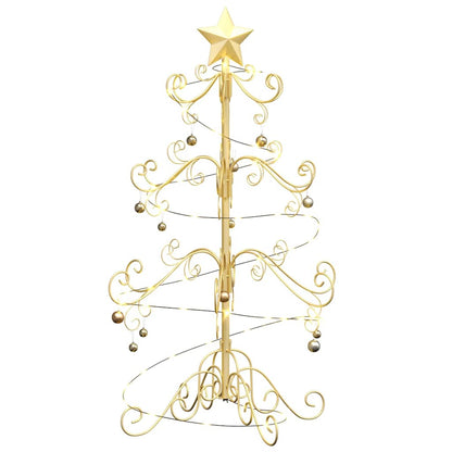 Metalen kerstboom Goud 90 cm Poedercoating staal