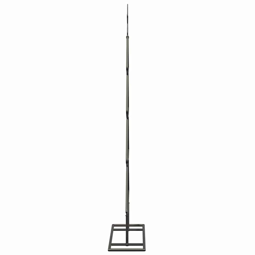 Metalen kerstboom met standaard Zwart 90 cm Staal