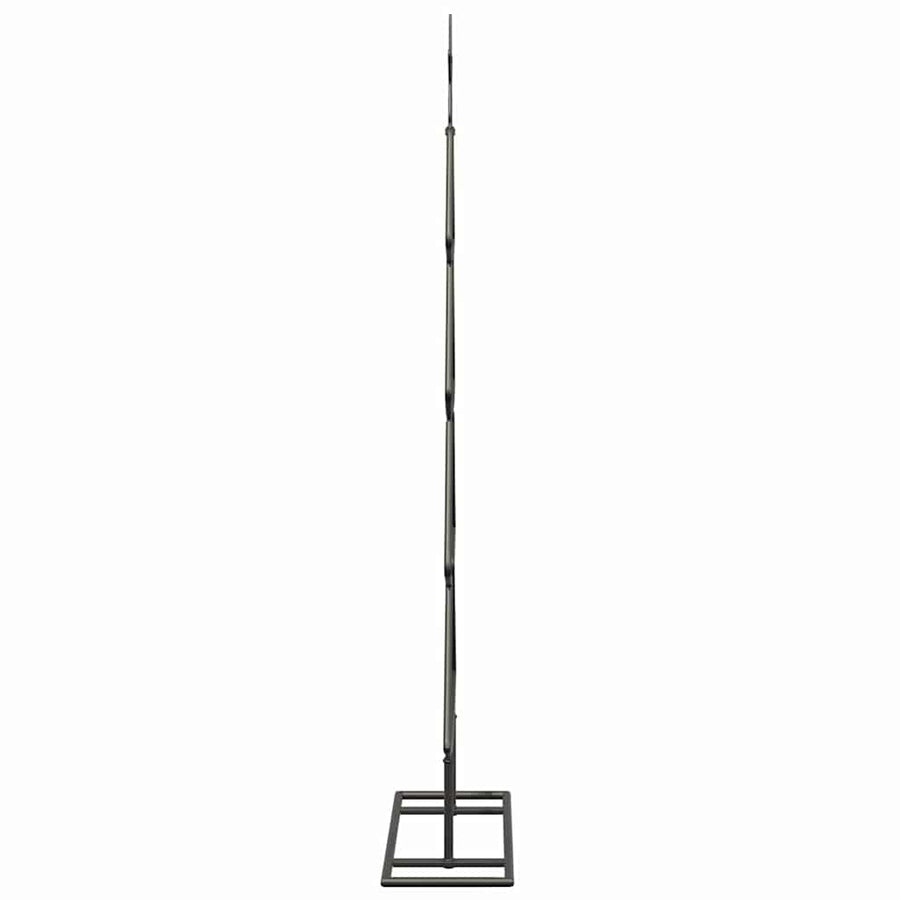 Metalen kerstboom met standaard Zwart 90 cm Staal
