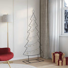Metalen kerstboom 180 cm zwart staal