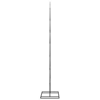 Metalen kerstboom met standaard Zwart 180 cm Staal