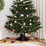 Kerstboomstandaard 40x40x21 cm staal zwart