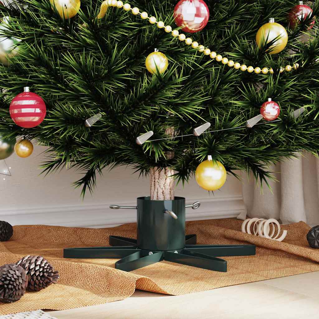 Kerstboomstandaard 1.73 Groen 49 x 49 x 15,5 cm Staal