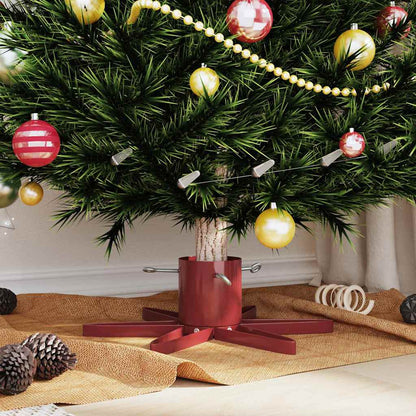 Kerstboomstandaard 1.73 Rood 50 x 50 x 15,5 cm Staal