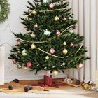 Kerstboomstandaard staal 50x50x15.5 cm rood