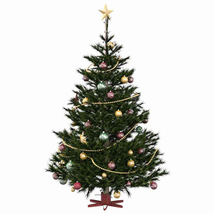 Kerstboomstandaard 1.73 Rood 50 x 50 x 15,5 cm Staal