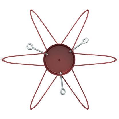 Kerstboomstandaard 1.73 Rood 50 x 50 x 15,5 cm Staal