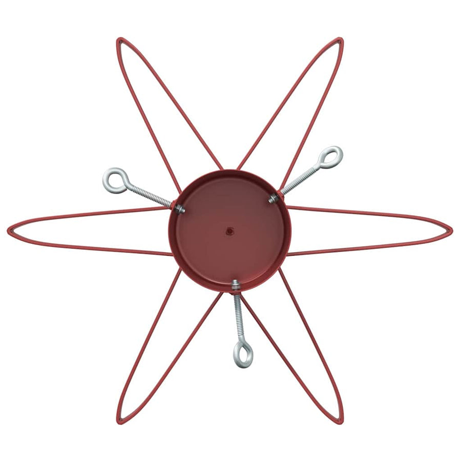 Kerstboomstandaard 1.73 Rood 50 x 50 x 15,5 cm Staal