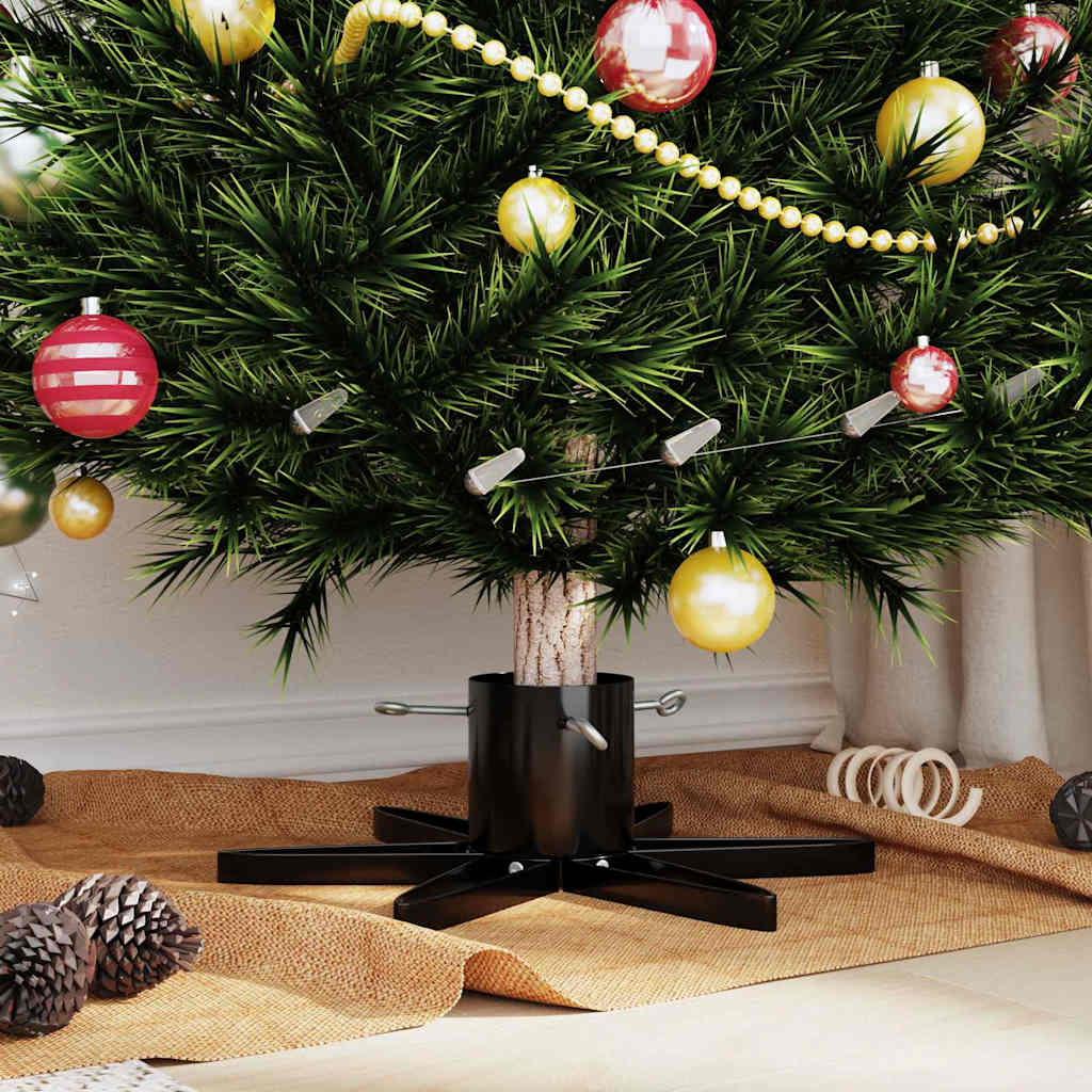 Kerstboomstandaard 1.73 Zwart 49 x 49 x 15,5 cm Staal