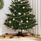 Kerstboomstandaard staal zwart 49x49x15,5 cm