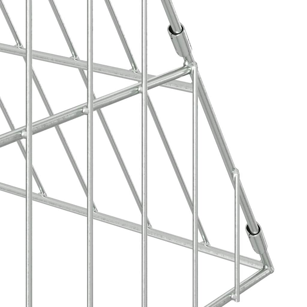 Kippenhok Zilver 110 X 100 X 85 Cm Gegalvaniseerd Staal 108 x 101 x 86 cm