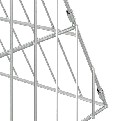 Kippenhok Zilver 110 X 100 X 85 Cm Gegalvaniseerd Staal 108 x 101 x 86 cm