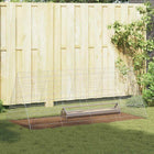 Kippenhok 215x100x85 cm gegalvaniseerd staal zilver