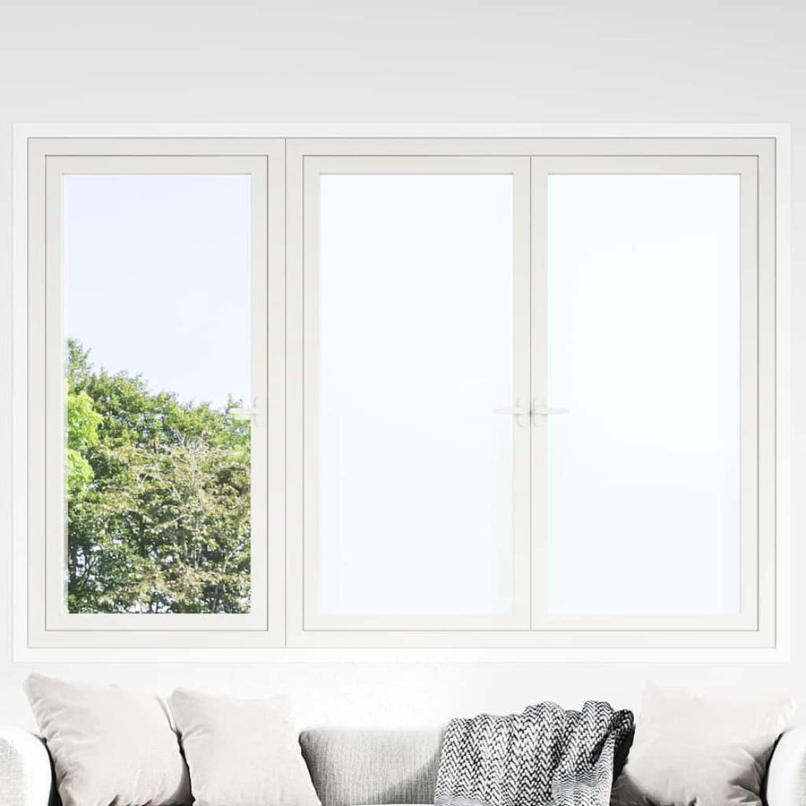 Statisch raamfolie Frosted Wit 60 x 500 cm PVC