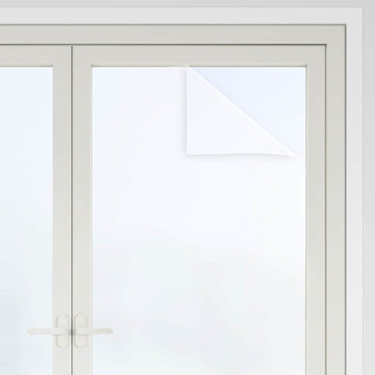 Statische raamfolie Frosted Wit 90 x 2000 cm PVC