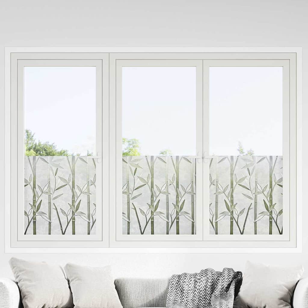 Statistisch Raamfoli Bamboo Patroon 60 x 500 cm PVC