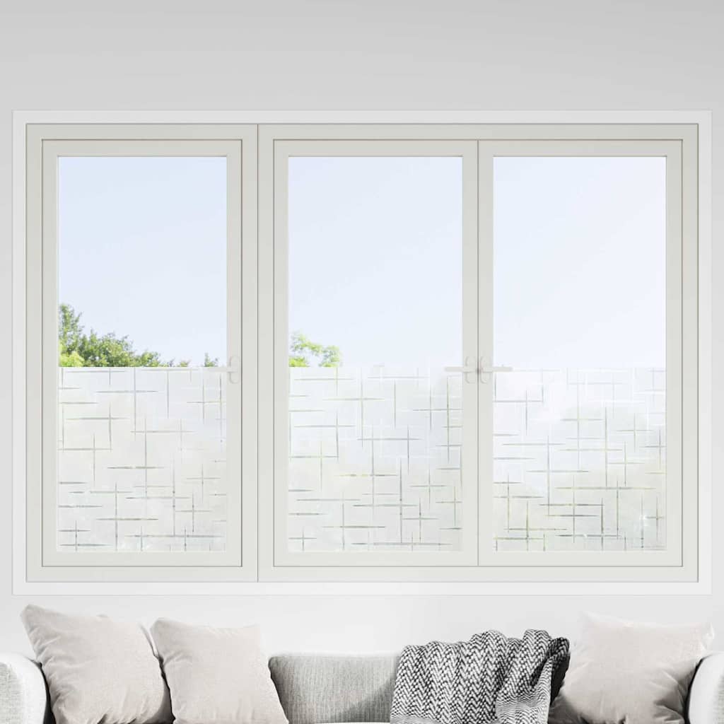Statische raamfolie Frosted ster 60 x 500 cm PVC