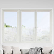 Static Window Film Star Pattern 90 x 500 cm PVC