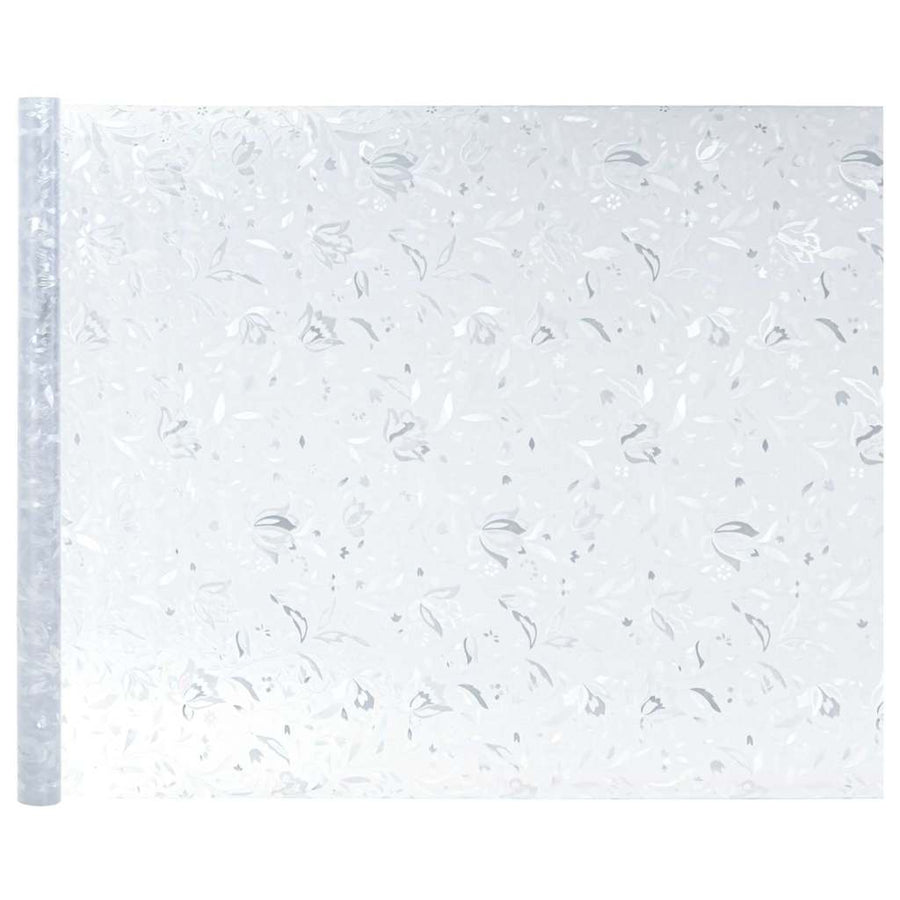 Statistisch Raamfoli Bloemen Patroon 45 x 500 cm PVC