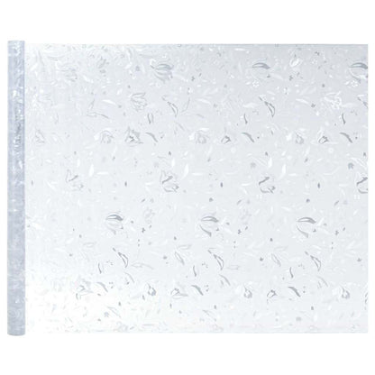 Statistisch Raamfoli Bloemen Patroon 60 x 500 cm PVC
