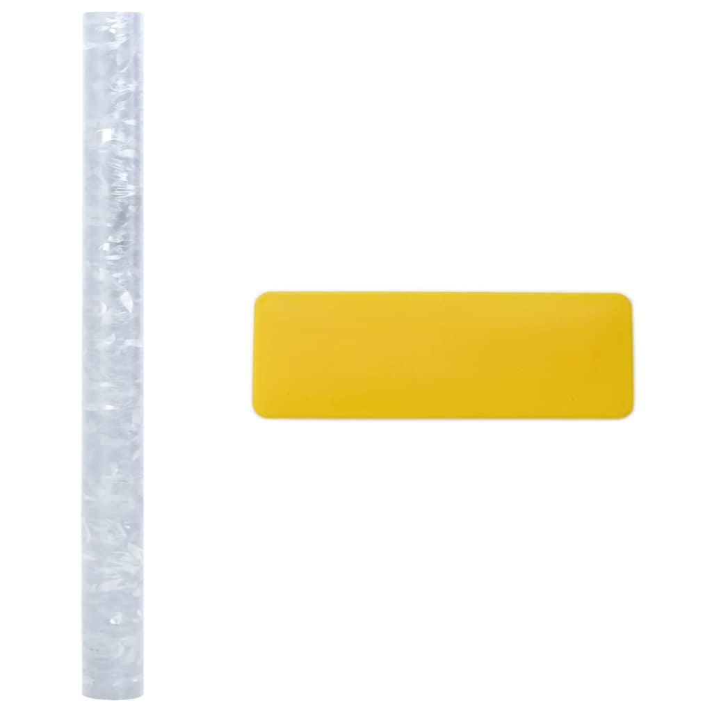 Statistisch Raamfoli Bloemen Patroon 90 x 500 cm PVC