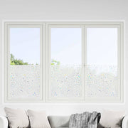 Static Cling Window Film Floral Pattern 90 x 500 cm PVC