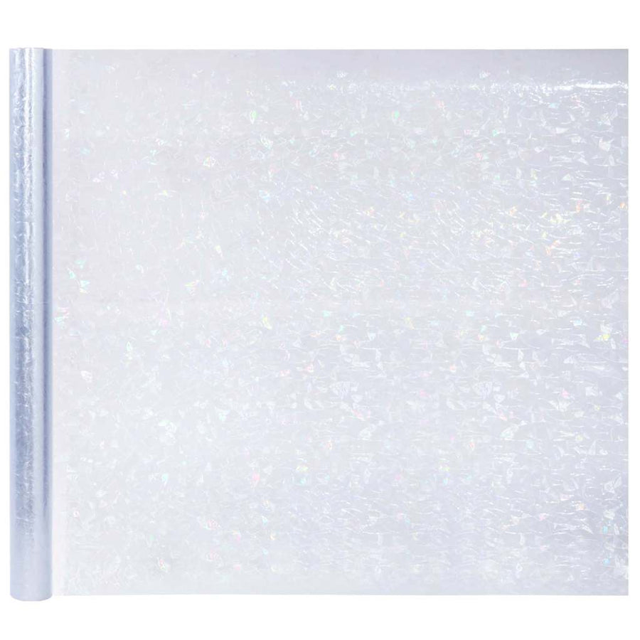 Statistisch Raamfoli 3D Regenboogpatroon 90 x 1000 cm PVC