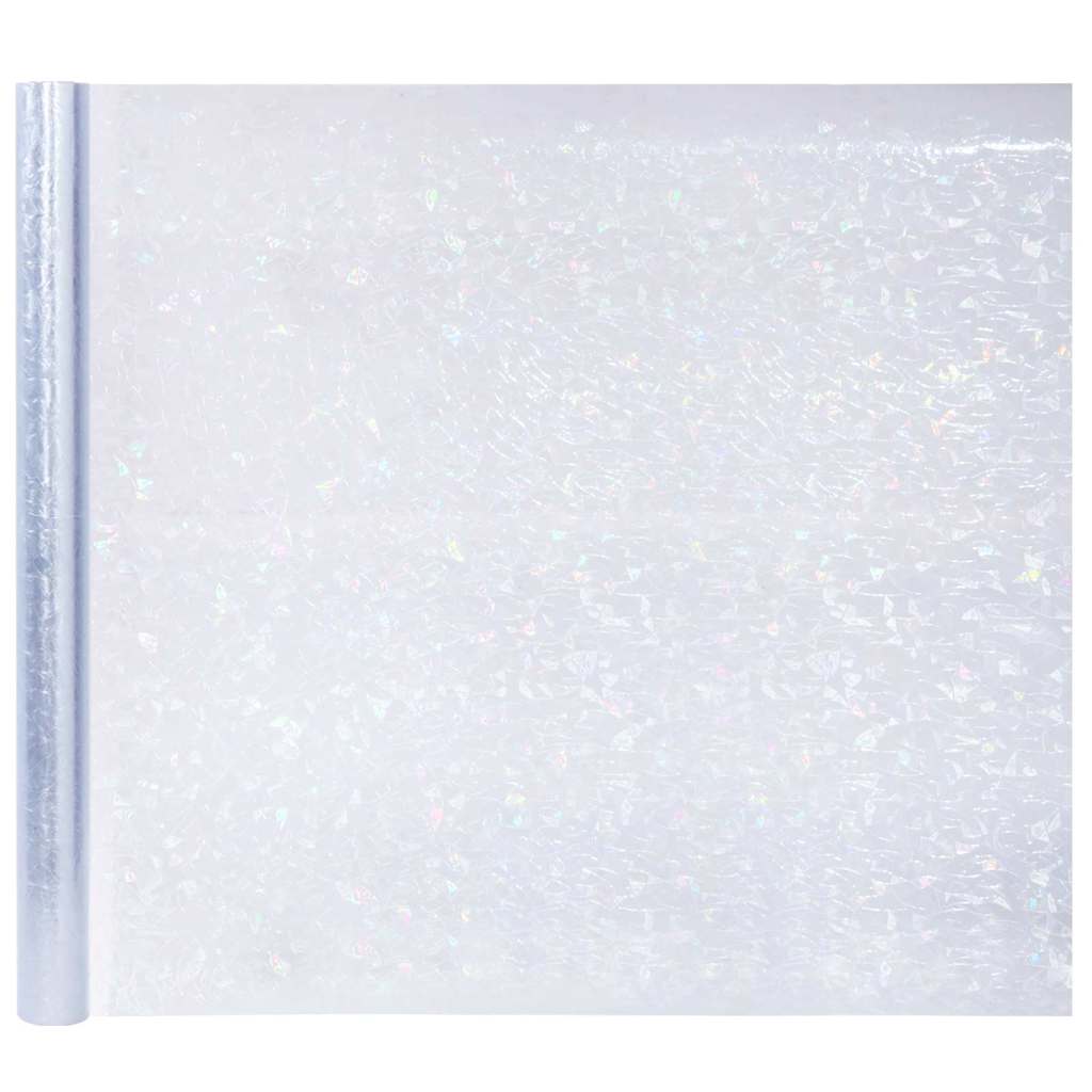 Statistisch Raamfoli 3D Regenboogpatroon 90 x 2000 cm PVC