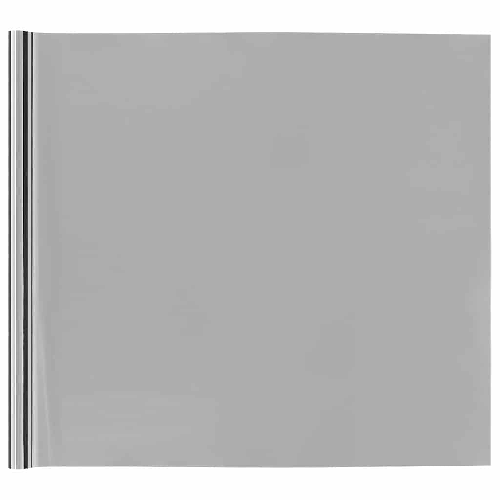 Statisch Reflecterend Zonnevensterfolie zilver 60 x 1000 cm PVC
