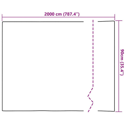 Zelfklevende Raamfolie Frosted Wit 90 x 2000 cm PVC