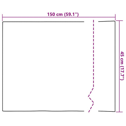 Zelfklevende Spiegelfolie 45 x 150 cm 2 st zilver PET