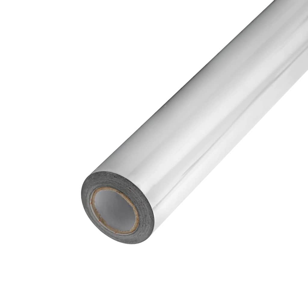 Zelfklevende Spiegelfolie 90 x 200 cm 2 pcs Zilver PET