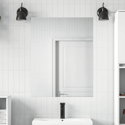 Zelfklevende Spiegelfolie 90 x 200 cm 2 pcs Zilver PET