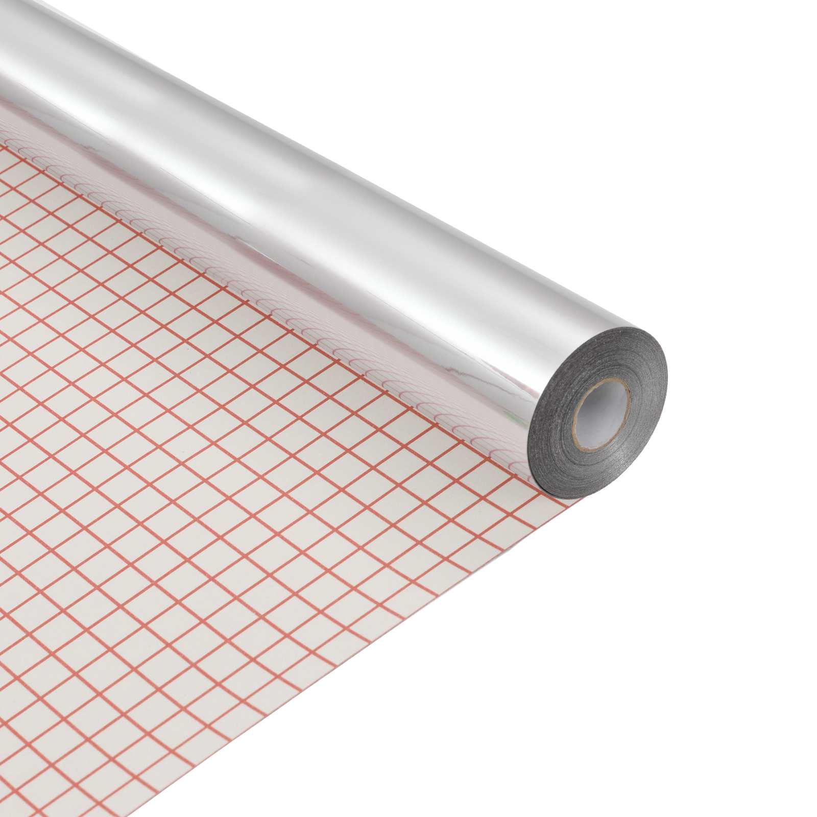 Zelfklevende Spiegelfolie 90 x 200 cm 2 pcs Zilver PET