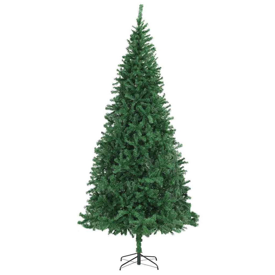 Kunstkerstboom Groen 300 cm PVC en Metaal en Plastic