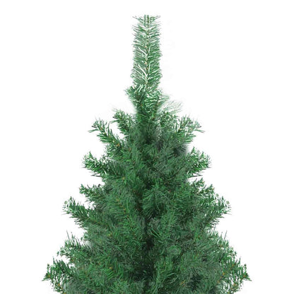 Kerstboom met decoratieve slingerlichten Groen 400 cm PVC