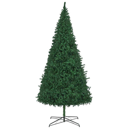 Kerstboom met decoratieve slingerlichten Groen 400 cm PVC