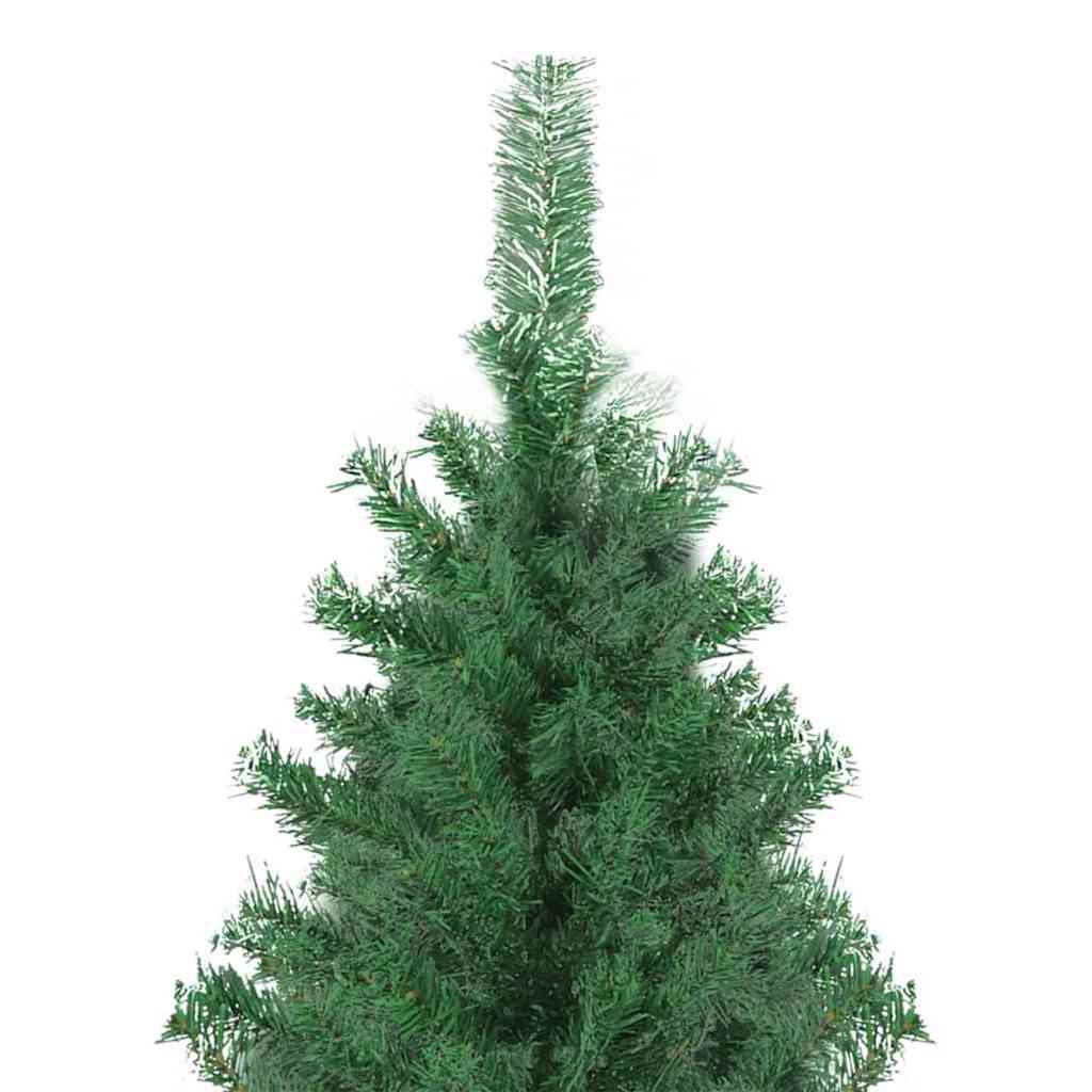Kerstboom met decoratieve slingerlichten Groen 400 cm PVC