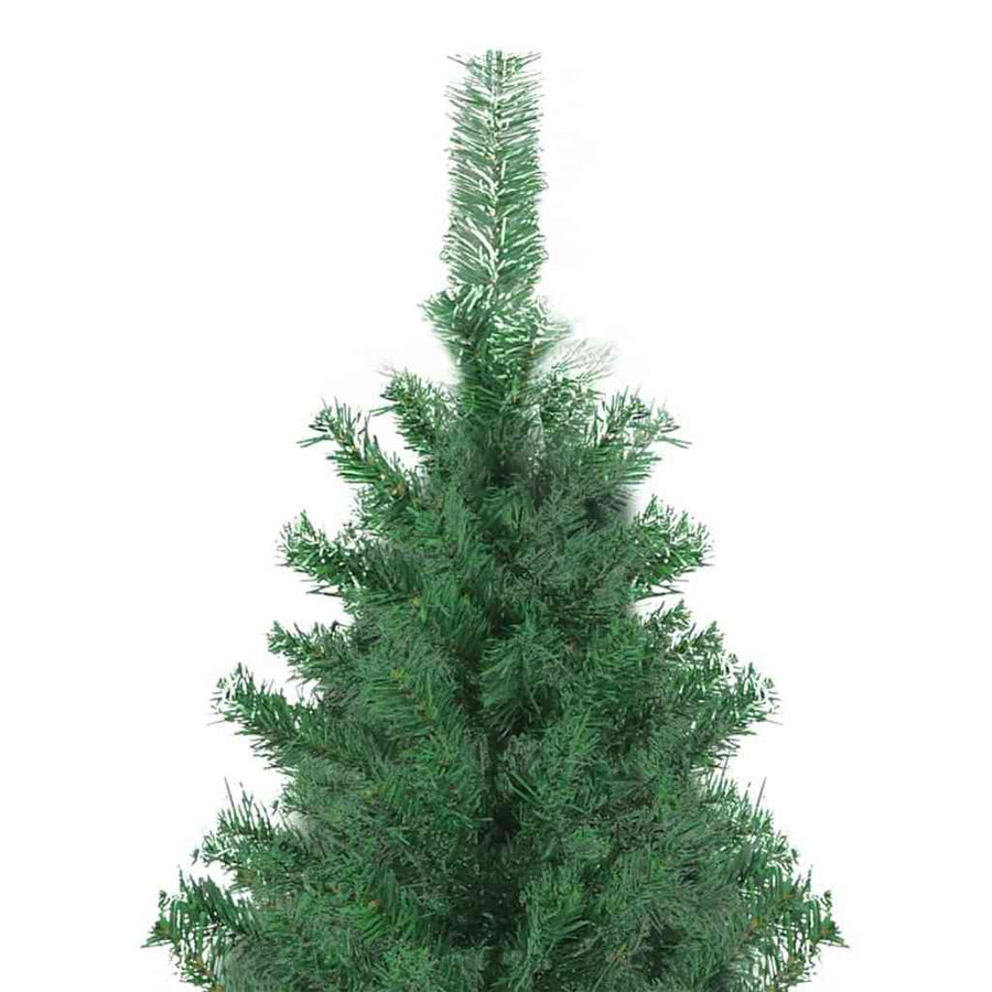 Kerstboom met decoratieve slingerlichten Groen 400 cm PVC