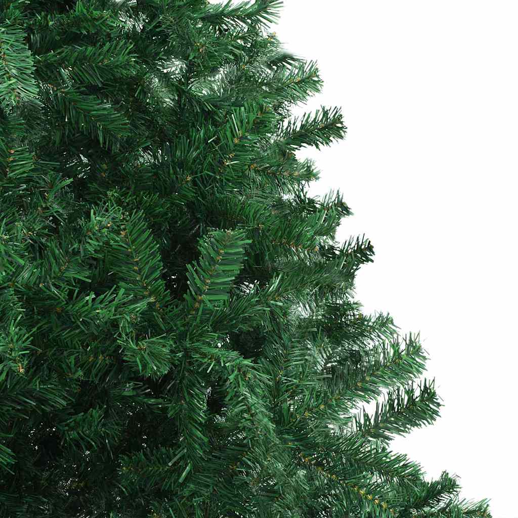 Kerstboom met decoratieve slingerlichten Groen 400 cm PVC