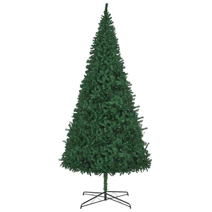 Kerstboom met decoratieve slingerlichten Groen 400 cm PVC