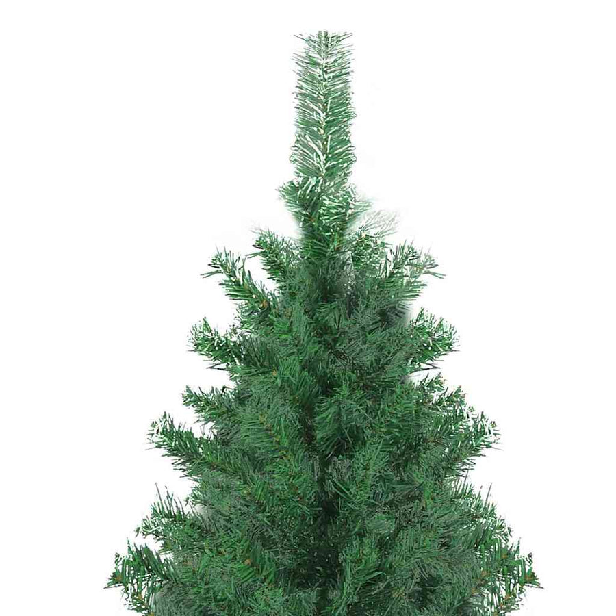 Kerstboom met decoratieve slingerlichten Groen 400 cm PVC
