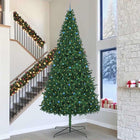 Kerstboom groen 400 cm PVC met slingerlichten