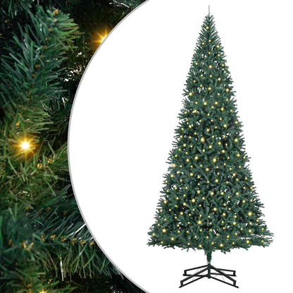 Kunst Kerstboom met verlichting Groen 500 cm PVC
