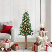 Kerstboom groen 150 cm PVC dennenhout