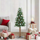 Kerstboom groen 150 cm PVC dennenhout