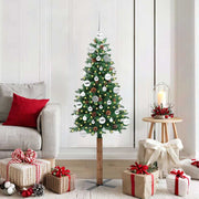 Kerstboom groen 150 cm PVC dennenhout
